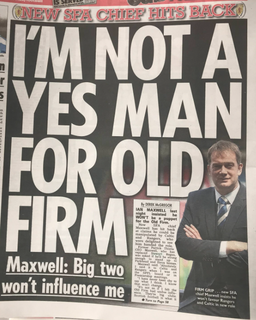The problem with Ian Maxwell